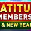 GRATITUDE TO MEMBERS ON XMAS & NEW YEAR EVE